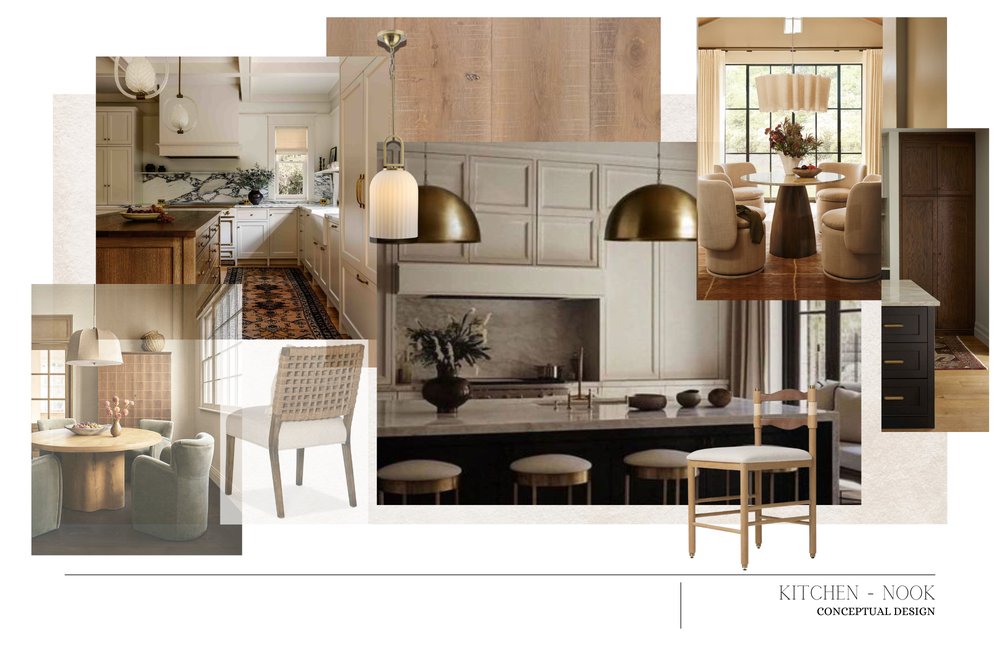Kitchen and nook conceptual design